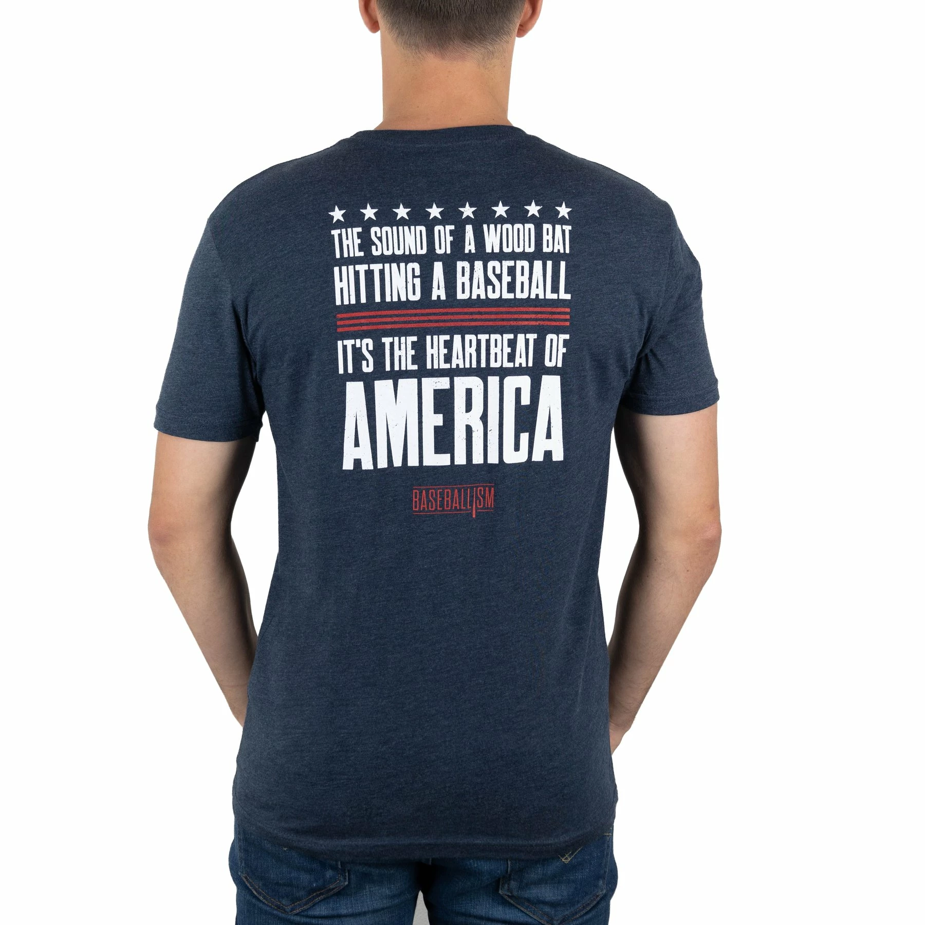 Baseballism Heartbeat Men’s T-Shirt 4 Baseballism Heartbeat Men’s T-Shirt - Image 2
