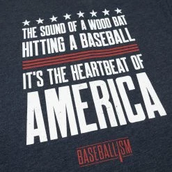 Baseballism Heartbeat Men’s T-Shirt 11 Baseballism Heartbeat Men’s T-Shirt -100percent Sales HeartbeatofAmerica 3