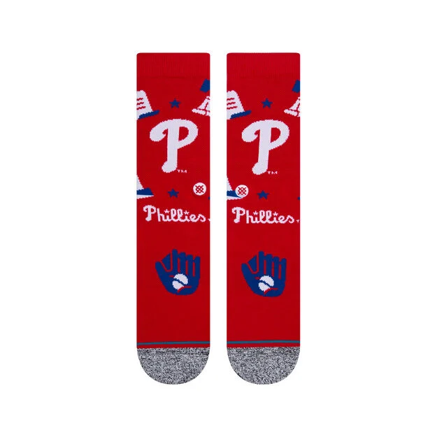 Stance – PHILADELPHIA PHILLIES LANDMARK CREW SOCKS 4 Stance – PHILADELPHIA PHILLIES LANDMARK CREW SOCKS - Image 2