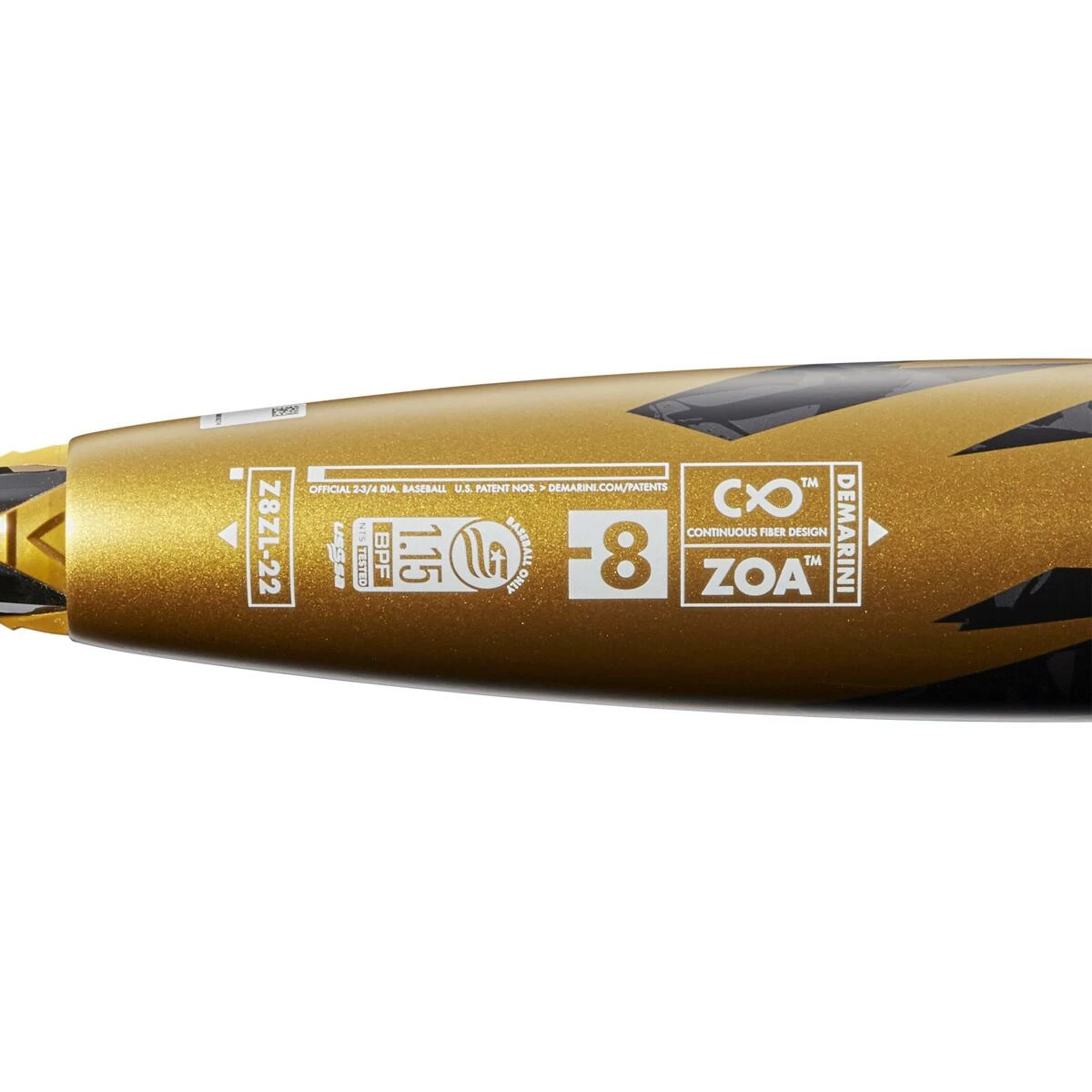 DeMarini ZOA (-8) USSSA Baseball Bat (WTDXZ8Z-22) 7 DeMarini ZOA (-8) USSSA Baseball Bat (WTDXZ8Z-22) - Image 5