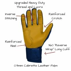 BRUCE BOLT PREMIUM PRO LONG CUFF BATTING GLOVES -100percent Sales bruce bolt bruce bolt premium pro long cuff battin 7