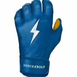 Bruce Bolt Premium Short Cuff Royal/Gold -100percent Sales bruce bolt bruce bolt premium short cuff royal gol 1
