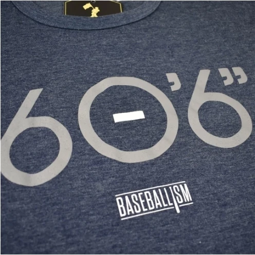 Baseballism 60 Feet 6 Inches Men’s T-Shirt 4 Baseballism 60 Feet 6 Inches Men’s T-Shirt - Image 2