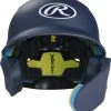 Rawlings MACH One-Tone Matte Helmet W/Adjustable Face Guard Matte Navy -100percent Sales rawlings mach one tone matte helmet w adjustable f