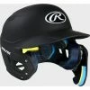 Rawlings MACH One-Tone Matte Helmet W/Adjustable Face Guard - RHB Matte Black -100percent Sales rawlings rawlings mach one tone matte helmet w adj 10