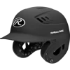 Rawlings VELO R6 JR Helmet MATTE BLK -100percent Sales rawlings rawlings velo r6 jr helmet matte blk