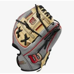 Alternative view of Wilson 2023 A2000 PF88SS Grey/Blonde/Red 11.25