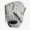 Wilson A1000 Fastpitch Outfield/Pitcher's Glove V125 12.5 White/White/Black & Blonde 2 Wilson A1000 Fastpitch Outfield/Pitcher's Glove V125 12.5 White/White/Black & Blonde -100percent Sales wilson wilson a1000 fastpitch outfield pitchers gl