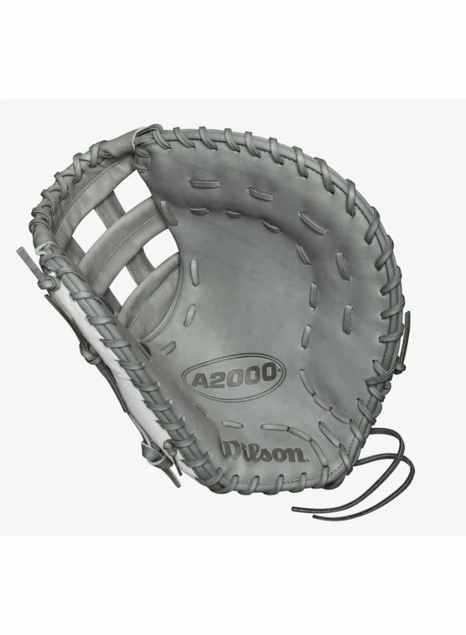 Wilson A2000 Fastpitch FP1B W/SuperSkin (1B) LHT 12 Grey/White SS/Grey 4 Wilson A2000 Fastpitch FP1B W/SuperSkin (1B) LHT 12 Grey/White SS/Grey - Image 2
